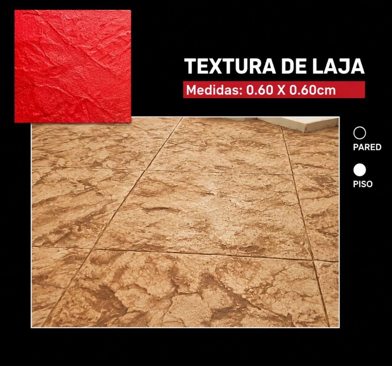 Molde Textura De Laja Bambu para concreto estampado